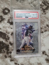 1999 Flair Showcase Ken Griffey Jr Measure Of Greatness #'d/500 - NM-Mint