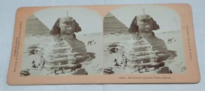 KAIRO Ägypten | *The Grand Sphinx Pyramid* Kilburn Stereoview Photo - Bild 1 von 2