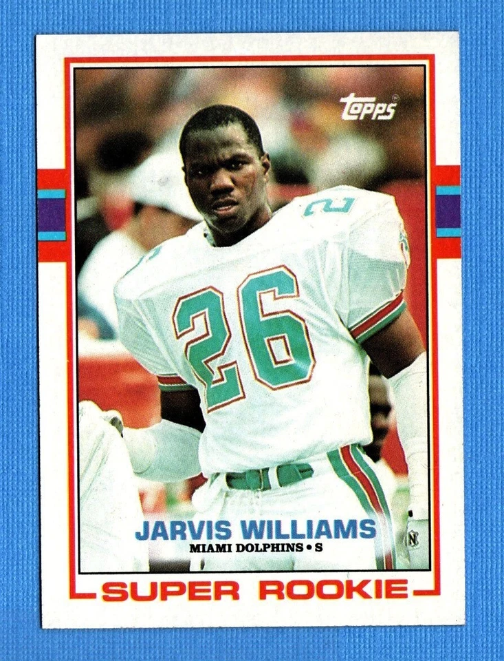 1989 Topps #291 Jarvis Williams SR Dolphins - Image 1 of 1