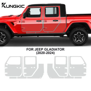 For Jeep Gladiator 2020-2024 Doors Precut Paint Protection Film Clear PPF TPU - Picture 1 of 15