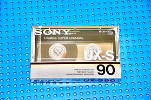 SONY UX S 90 1986 USA TYPE II BLANK CASSETTE TAPE (1) (SEALED) - Picture 1 of 4