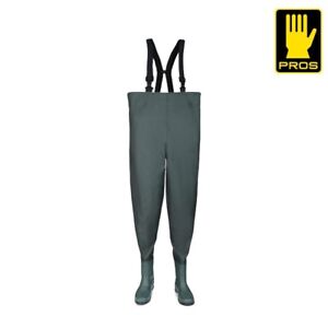Pros Junior Kids Chest Fishing Waders - UK Size 3 to 6.5 