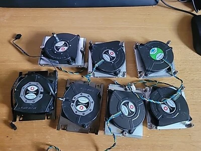lot of 7 DYNATRON 1U CPU FANS DB127515BU-A  LGA 4PIN USED - Image 1 of 4