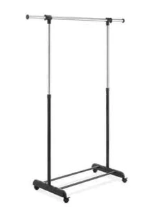 Whitmor Chrome Metal Clothes Rack 47.625 in. W x 64.5 in. H - Picture 1 of 1