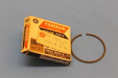 NOS YAMAHA HT1 HT1MX STD PISTON RING PART# 276-11611-70-00 - Image 1 of 4