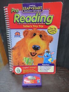 Leap Pad Leap Start Pre Reading Tutter's Tiny Trip Book And Cartridge Brand used