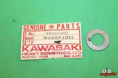 OEM FACTORY KAWASAKI W1 W1SS W2 W2SS W2TT LOCK WASHER 92030-003 - Image 1 of 4