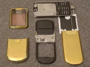 RARE - New Nokia 8800 Classic Gold Edition Parts Cover Full Housing Covers Case - Picture 1 of 12