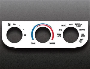 Camión Ford F-150 F-250 Expedition 1997-2002 superposición de control de calefacción blanca HVAC - Imagen 1 de 1