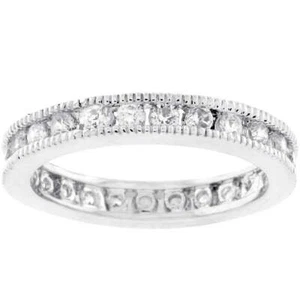 Classic Milgrain Eternity Band - Picture 1 of 1