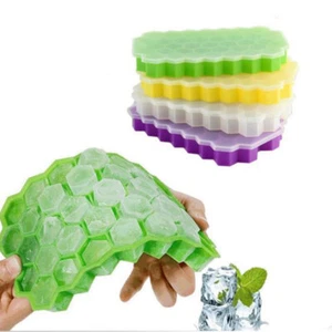 Honeycomb Ice Tray Mould Household Ice Maker Honeycomb Ice Cubes Stackable - Picture 1 of 20