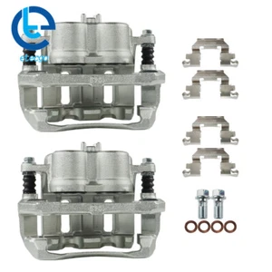 Front Brake Calipers For 2007-2016 Honda CR-V 2007-2012 Acura RDX W/ Bracket - Picture 1 of 11