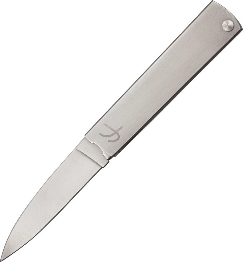 Navaja de Bolsillo Fred Perrin Le Trifolder Gris 440C Acero Inoxidable Plegable Drop Pt D3F Foto 1 de 1
