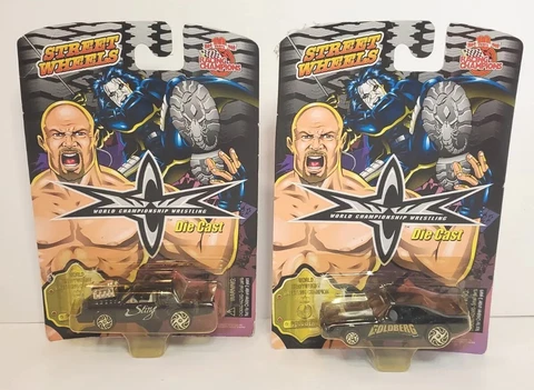 Racing Champions WCW  Nitro Street Wheels Goldberg Sting Die Cast Cars Wrestling Cover