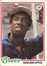 1978 Topps Atlanta Braves Baseball Card #632 Rowland Office - VG 