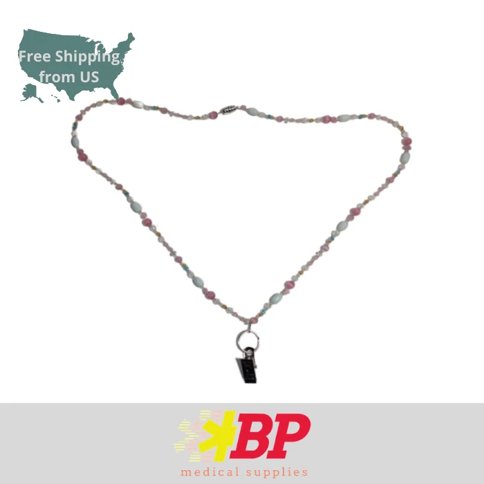 Cordón con cuentas Prestige Medical 6002, rosa Foto 1 de 1