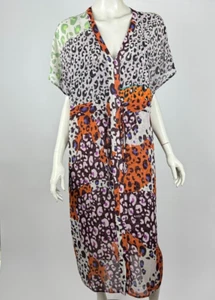 CAbi 5952 Escape Animal Patchwork Print Midikleid Damen S gebraucht, in einwandfreiem Zustand gefüttert Chiffon - Bild 1 von 17
