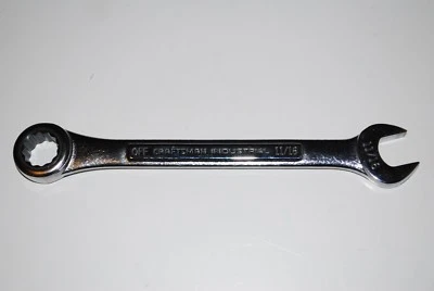 Craftsman Industrial Inch/Metric Ratcheting Combination Wrench USA Pick Size - Image 1 of 2