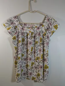Philosophy Republic Clothing geblümtes Damen Top Bluse weiß Small mehrfarbig - Bild 1 von 3