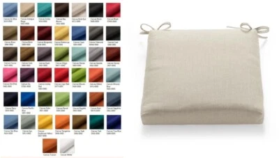 Custom 4" Sunbrella Replacement Outdoor Cushion Cover with ties (no insert) - Image 1 of 4