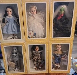 Set Of 6 Effanbee Wizard of Oz Dolls With Boxes - Picture 1 of 7