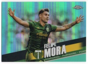 2022 Topps Chrome MLS Aqua Refractors #37 Felipe Mora 254/299 Portland Timbers - Imagen 1 de 1