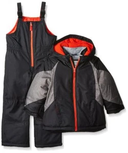 Carter's Infant Boys Black & Red 2pc Snowsuit Size 12M - Picture 1 of 1