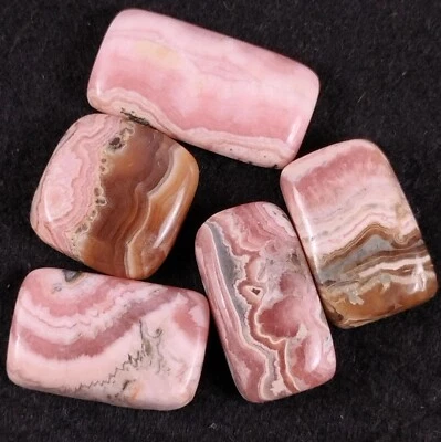 Lote de piedras preciosas sueltas lisas cabujón rodocrosita rosa de 126,00 quilates al por mayor Foto 1 de 4