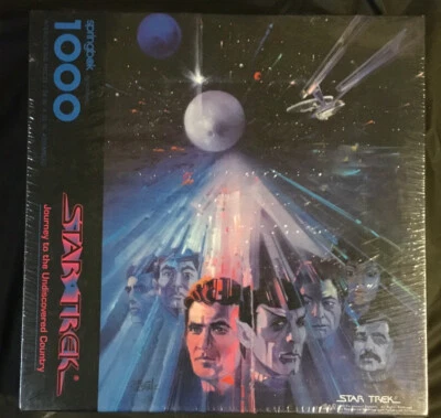 Star Trek Jigsaw Puzzle VINTAGE 1993 ROBERT PEAK Undiscovered Country New 1000 - Image 1 of 3