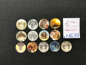 AAFES POGS, 11th Printing, 13 POGS, 10c COMPLETE set, #P1639, FAIR - Picture 1 of 2