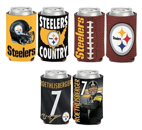 Pittsburgh Steelers 2-sided Can Cooler Cover