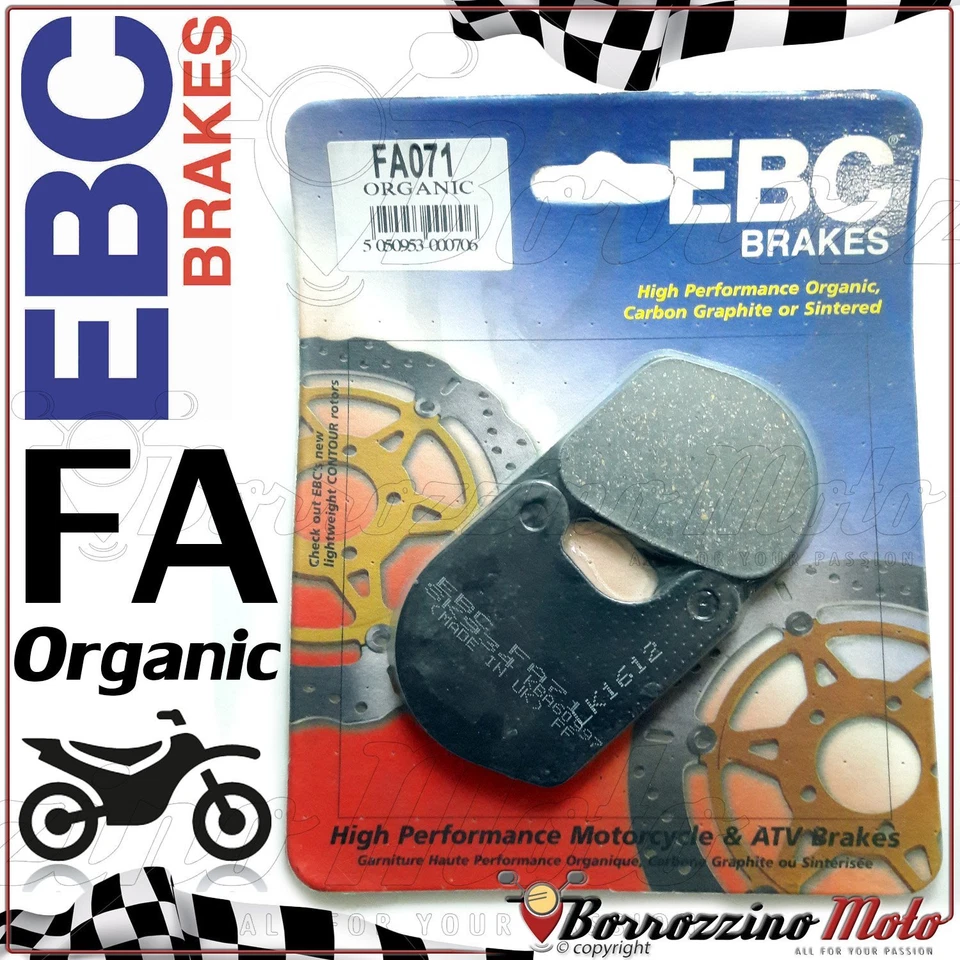 FRONT BRAKE PADS EBC FA071 HARLEY DAVIDSON XLH 1000 Sportster 1000 1978 - Image 1 of 1
