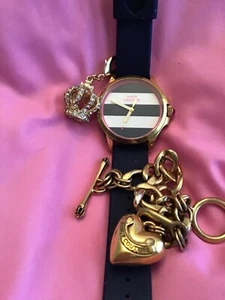 Juicy Couture Triple Play! Bracelet! Watch! Charm! - Picture 1 of 3