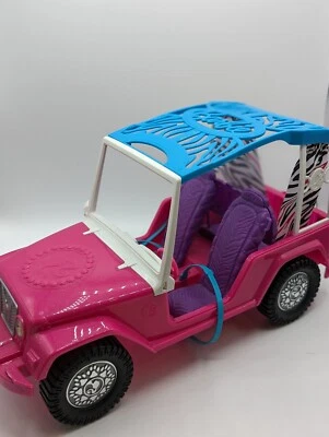 2013 美泰 BARBI SISTER SAFARI 粉色 JEEP | 蓝色房顶和座椅 — 第 1/4 张图片
