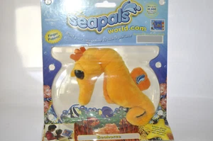 Sea Pals Plush Sea Horse Finger Puppet-2009-Applause/Russ-Rare-Super Cute-Sealed - Picture 1 of 24