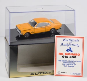 AutoArt 1:43 Holden HG Monaro GTS 350 Limited Edition COA 2720/5000 - Picture 1 of 19