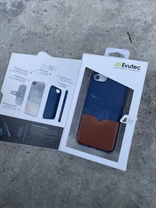 Iphone 8, 7, 6s, 6 case with free magnetic car mount included leather/fabric - Picture 1 of 5