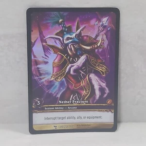 World Of Warcraft March Of The Legion TCG Nether Fracture 50/319 Extended Art - Picture 1 of 3
