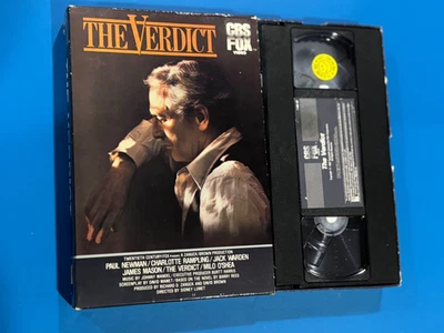 THE VERDICT VHS 1983 CBS FOX Big Box Paul Newman - Image 1 of 4