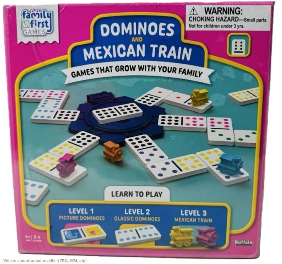 Family First Games Dominoes & Mexican Train Game - Image 1 of 1