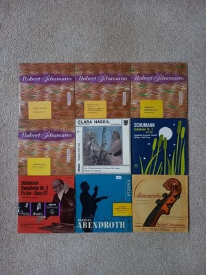 ANNEROSE SCHMIDT, DIETER ZECHLIN, HASKIL, ABENDROTH, PARAY..."SCHUMANN"/10" LP'S - Bild 1 von 4