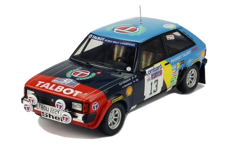 1/18 TALBOT SUNBEAM LOTUS #13 RAC 1982 FREQUELIN FAUCHILLE IXO 18RMC035B - Immagine 1 di 1