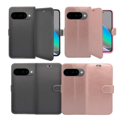 For Google Pixel 10 Phone Case Wallet Flip PU Leather Stand Card Slot Cover - Image 1 of 4