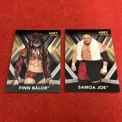 2017 Topps WWE NXT Roster Finn Balor #46 & Samoa Joe #47 - Image 1 of 4