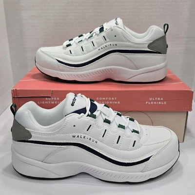 Zapato para mujer Easy Spirit Romy Walk Run cuero blanco talla 8,5 doble ancho nuevo en caja Foto 1 de 4