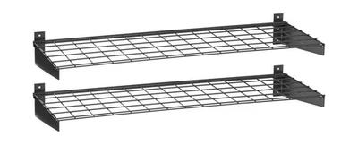 Paquete de 2 estanterías de garaje de pared de acero de alta resistencia Hyloft 00652, 45 pulgadas X 15 pulgadas... Foto 1 de 4