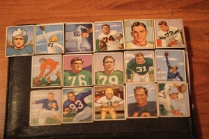16 diff. 1950 Bowman Football Cards, Mostly VG condition - Picture 1 of 2