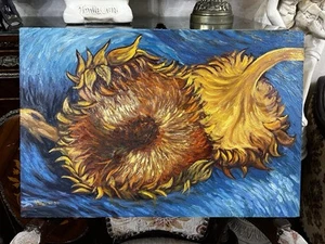 Vincent Van Gogh - Amazing Oil Canvas - Signed - Stamped - A1 - Picture 1 of 8