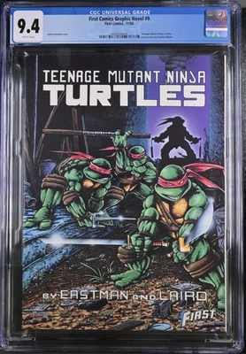 First Comics Graphic Novel 9 CGC 9.4 Teenage Mutant Ninja Turtles (1986) - Image 1 of 2