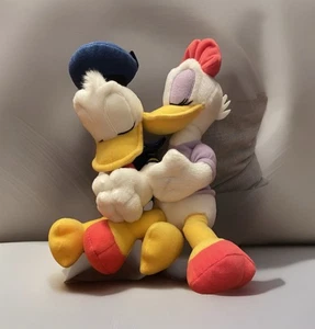 Walt Disney Donald and Daisy Duck Connected Bliss Sega Stuffed Plush - Picture 1 of 10